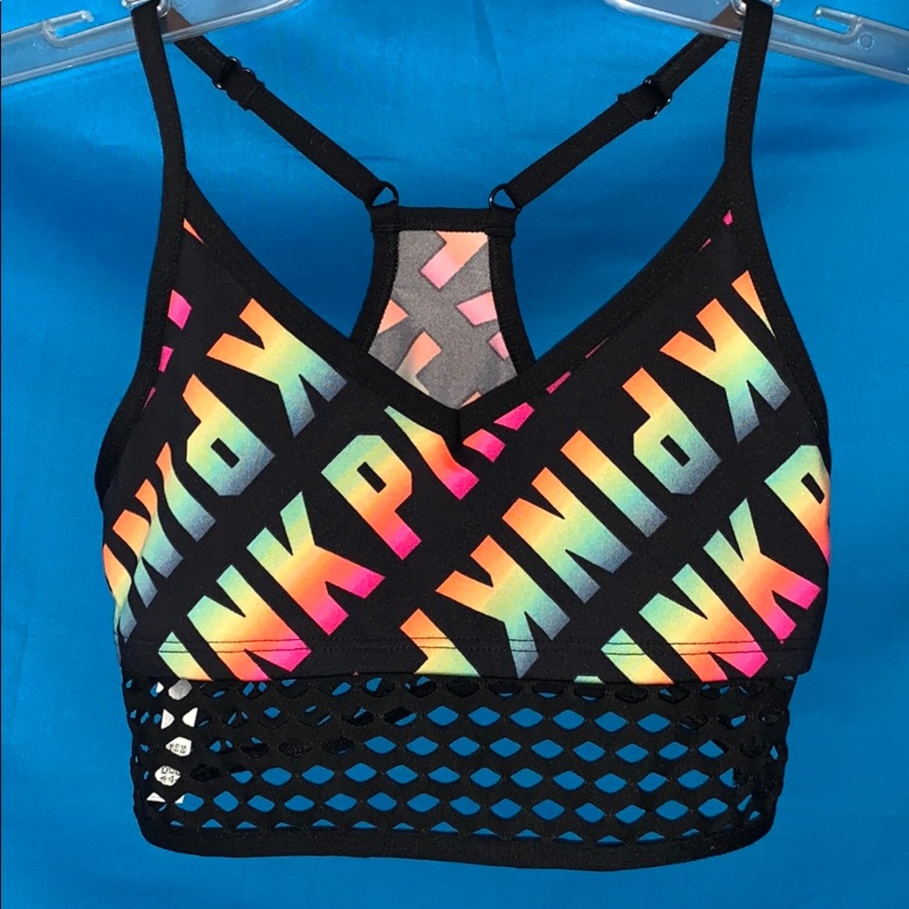 🔥BOSS SALE 🔥 PINK Victoria’s Secret Rainbow Sport Bra